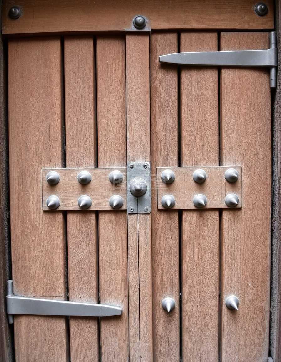 鑄鋁門上的歲月印記 金屬尖釘?shù)钠婆f與邋遢之美